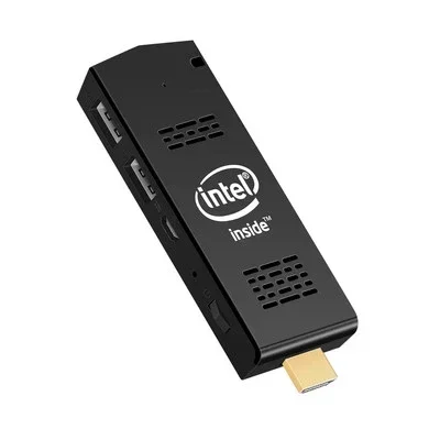 W5PRO T5B Mini PC Stick Portable 4G/8G Windows 10 64G/128GB  Celeron CPU USB Dongle for Home/Office with AU/US/EU Plug