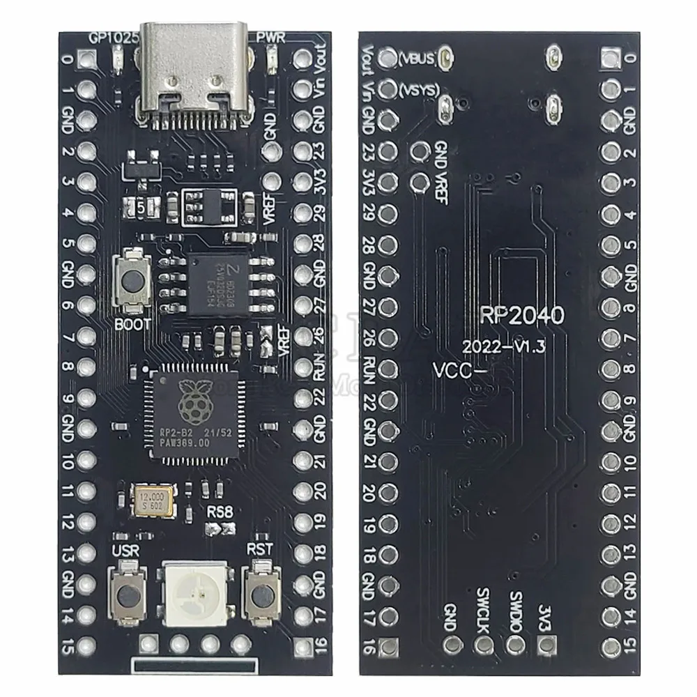 Moduł płytki rozwojowej RP2040 dla Raspberry Pi Pico Micropython Core główne sterowanie 264KB RAM 4MB 16MB Flash
