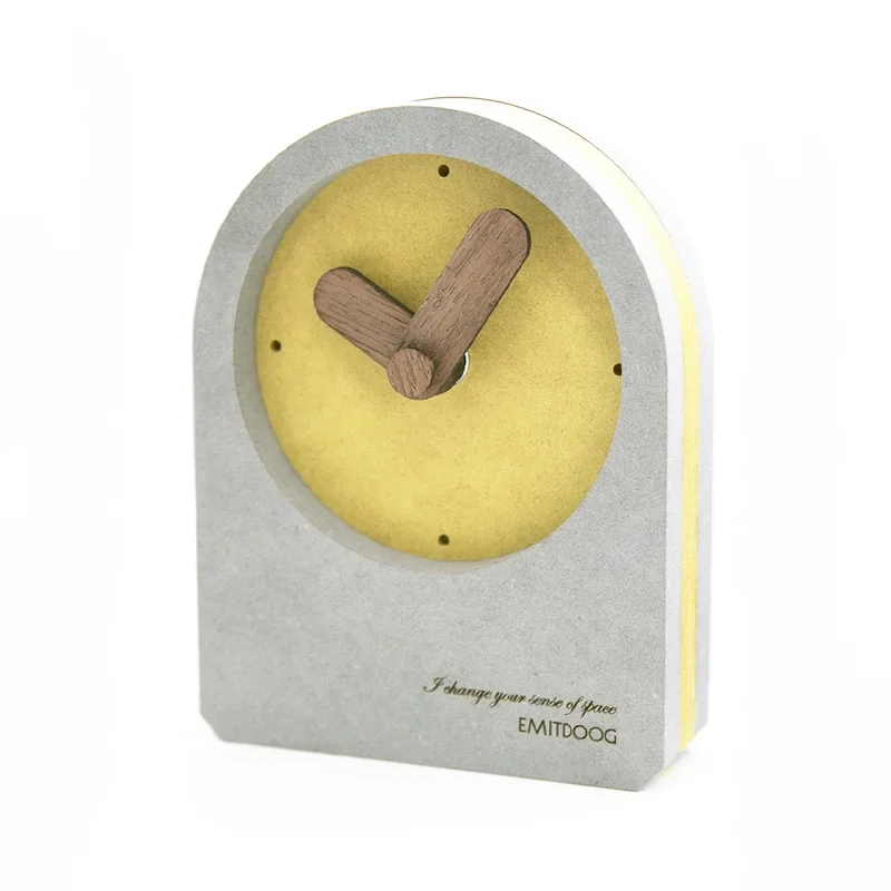 

Simple Nordic desktop desktop pendulum clock creative home bedroom silent bedside table clock