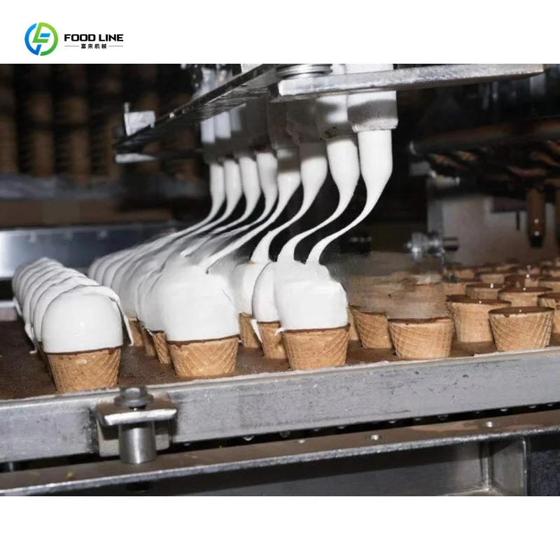 High Output Automated Cup Ice Cream Dairy Processing Line Complete Set For Food Manufacturing Plants