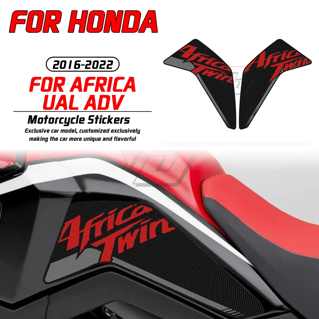 

For Honda Africa Dual ADV 2016-2022 Motorcycle Modified Side Fuel Tank Pad Anti slip Stickers