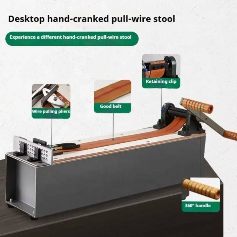 Professional Jewelry Making Wire Drawing Machine with Drawplate Puller for Fine Wire Bracelet Craft Making