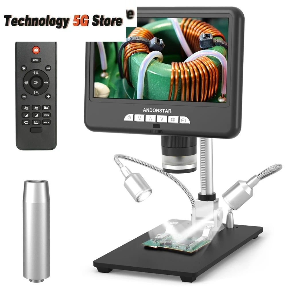 

Andonstar AD207S 7-inch UHD Screen Digital Microscope for Electronics Soldering and Repairing