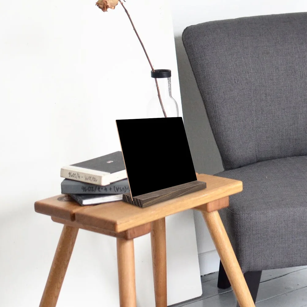 2 قطعة علامات السبورة الخشبية سبورة قوية منضدية مع حامل لحفلات الزفاف نادي الحدث لافتات عرض السبورة الخشبية