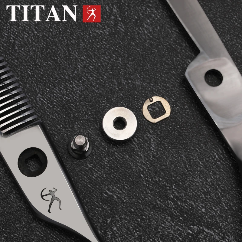 TITAN Professionelle 6-Zoll-Haarschneideschere, Friseurschere, Haarschneideschere für Friseure, Haarschneideschere für den Salon – Detail 5