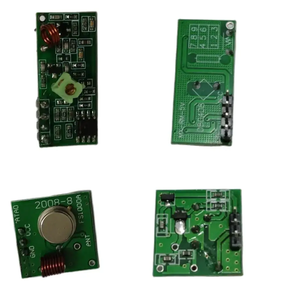 10Set 315/433mhz Super Regenerative Module Wireless Transmitter Module Burglar Alarm Transmitter Receiver 433mhz Frequency