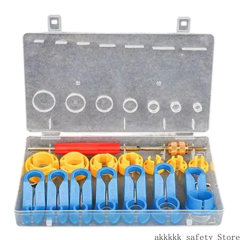 

XXFF 16 шт. автомобильный кондиционер, топливная линия для отсоединения и клапанов, набор инструментов для удаления сердечников,