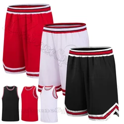 Men Children Basketball Shorts Kits Kid Shoot Ball Shirt Backspin Ball Sports Clothes Throwback Basketball Jerseys Gym Shorts