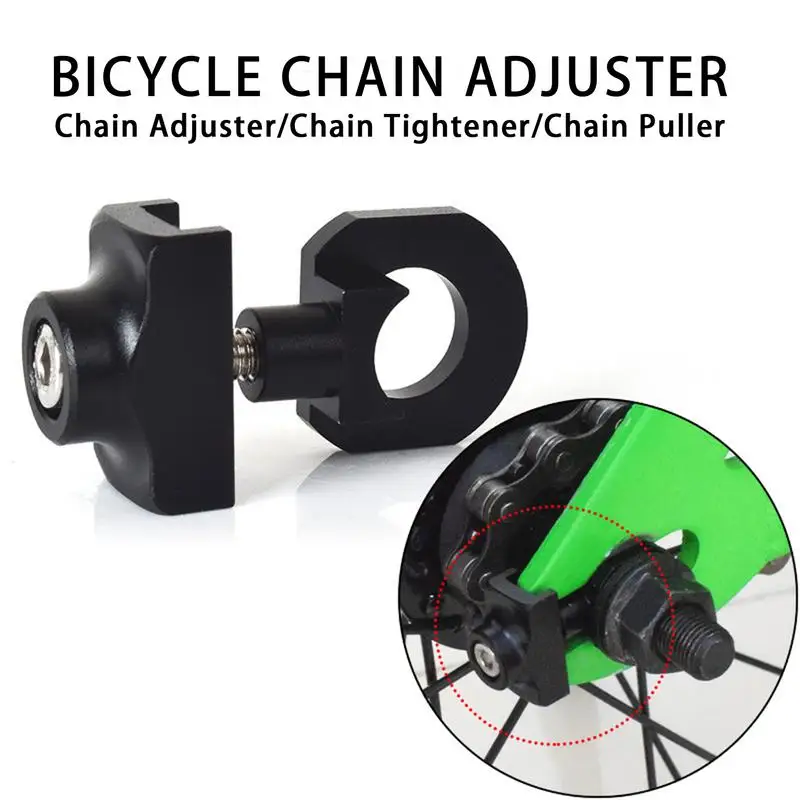 Bikes Chain Adjuster Aluminum Alloy Bicycles Chain Fastener Bicycles Wheel Replacement Chain Regulator Bikes Repair Tools