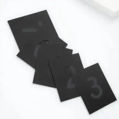 

10pcs Number Stencils 5cm PVC Digital Templates for Painting Crafts Home Decoration Delicate Plastic Stencils Numbers