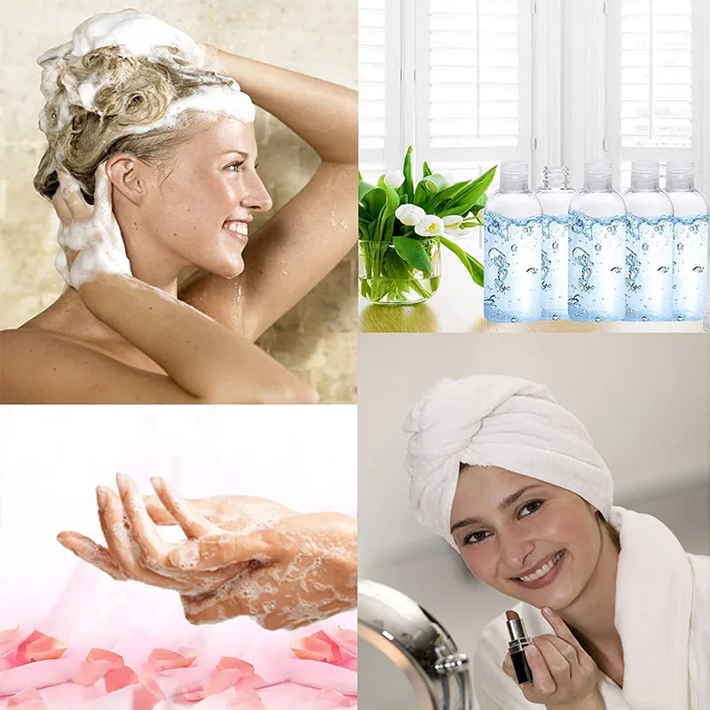 여행용 디펜서 스퀴즈 병, 샴푸 컨디셔너, 메이크업 병, 메이크업 도구 세트, 여행 정리함, 100ml