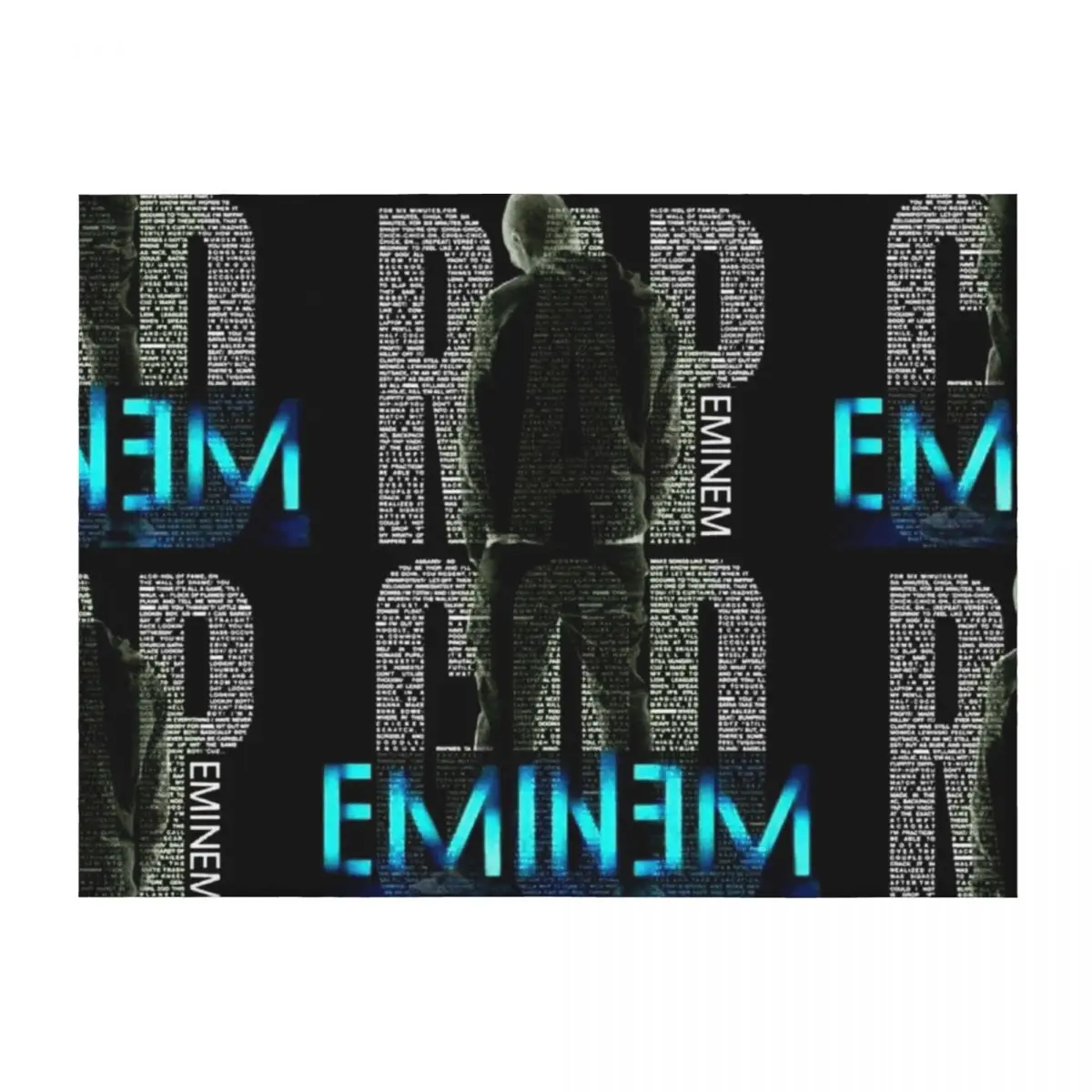 

Rap God Eminem Throw Blanket Luxury Thicken Plush Bed Thins Blankets