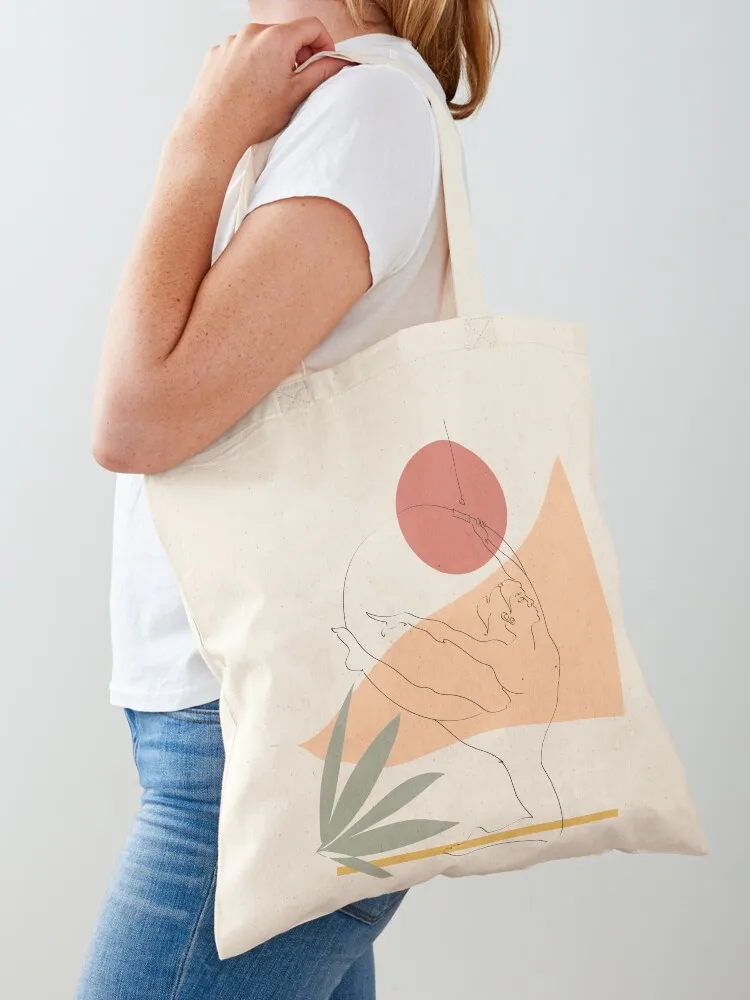 

Aerial hoop line art Tote Bag Handbags women canvas shopping bag Candy bags personalized tote bag