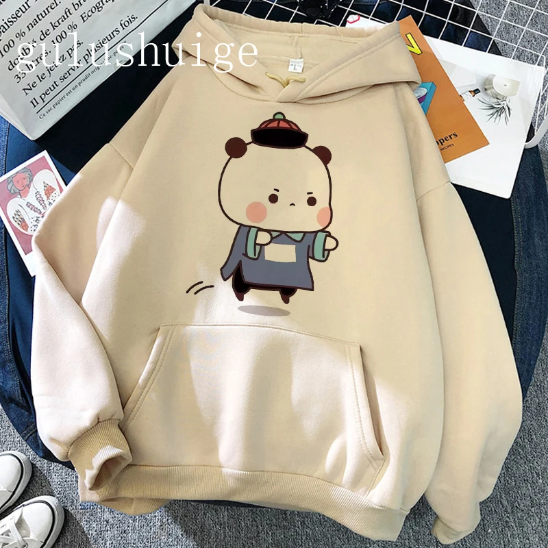 90s Sweatshirts Kawaii Cartoon Bubu Dudu Love Hoodies Men Woman Streetwear Hoodie Sweatshirts Pullovers Harajuku Y2k Clothing