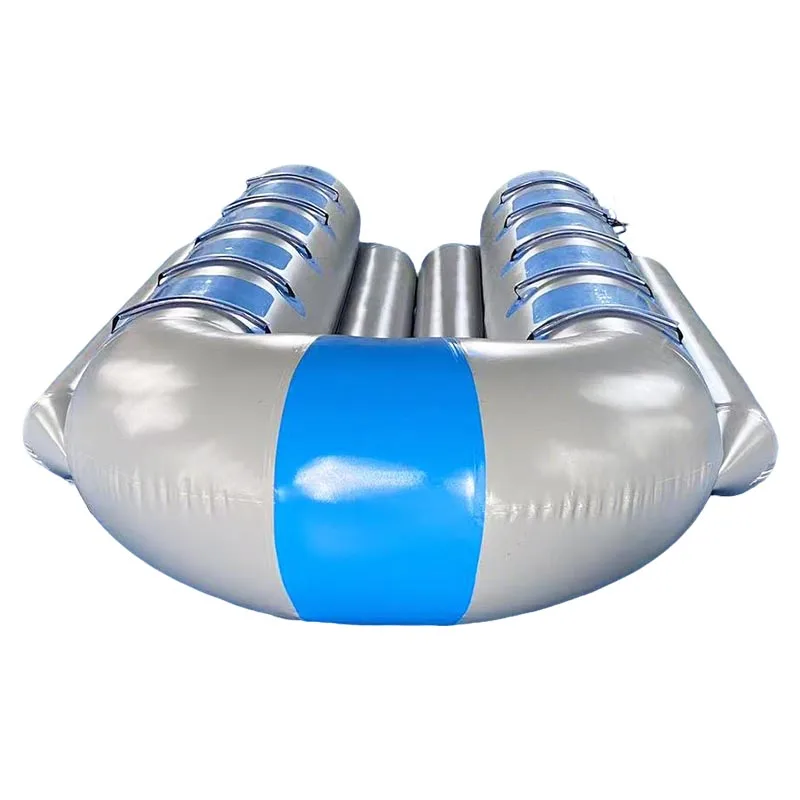 Good Quality 8 10 12 Seater 2 Row Inflatable Commercial Banana Boat for Water Sports