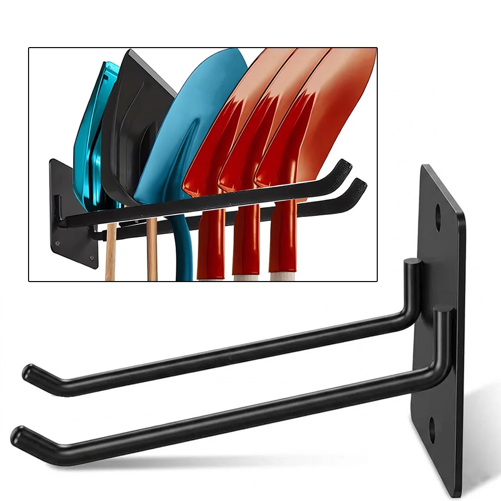 For Garage Warehouse Multi Purpose Tool Holder Rack Display Industrial Garden Tool Organizer Wall Storage System With Hooks