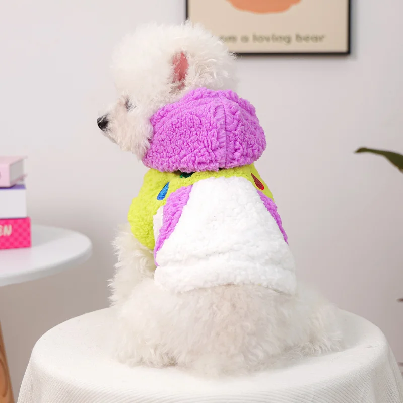 

Pet Dog Cat Hoodie Space Theme Autumn Winter Warm, Cute Small Puppy Comfortable Cozy Casual Sweatshirt Outfit