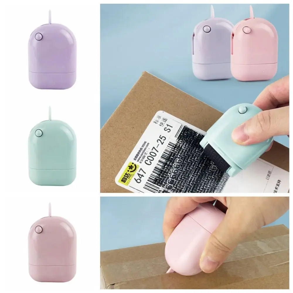 Express Bill Applicator Security Stamp Roller Privacy Applicator Express Unpacking Rolling Privacy Seal Identity Protection