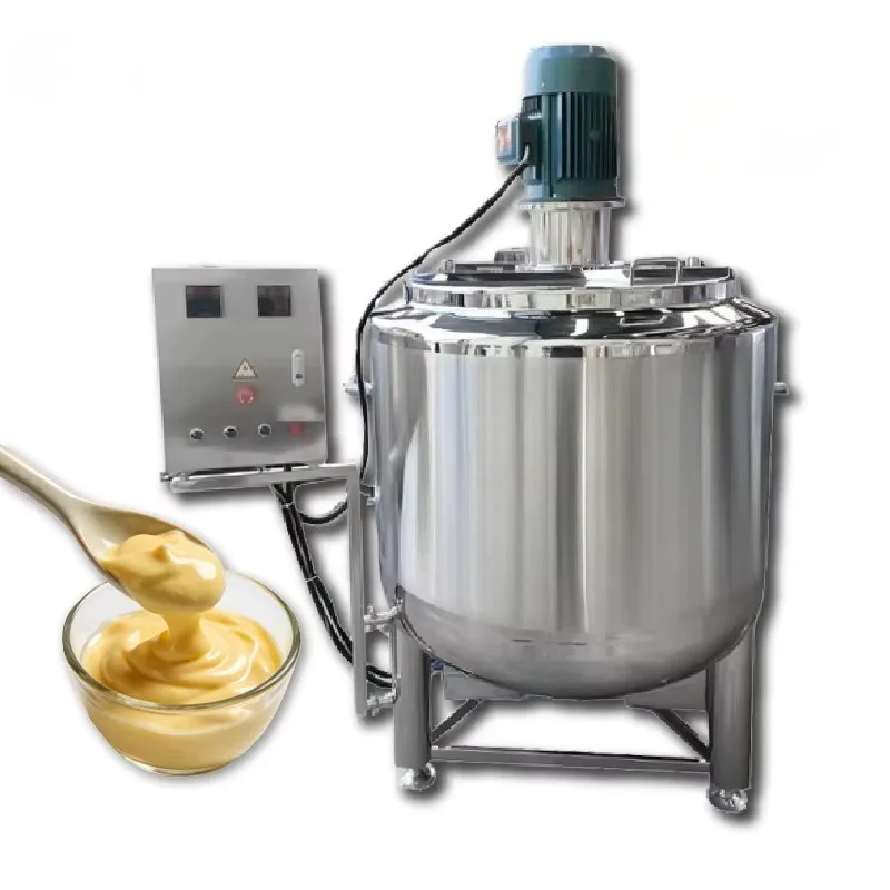 Cashew Butter Mixing Tank Cooling Machine Nut Paste Blending Equipment Industrial Customized
