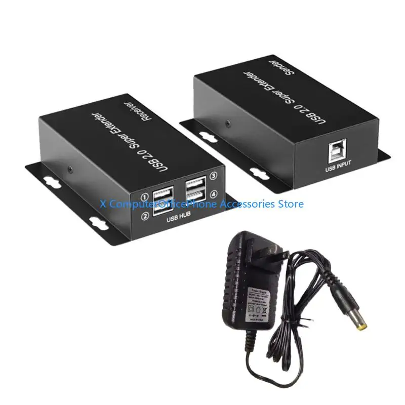 

Удлинитель USB2.0, 31 КБ, удлинение на 50 м по кабелю CAT6, 4-портовый удлинитель USB-концентратора для веб-камеры