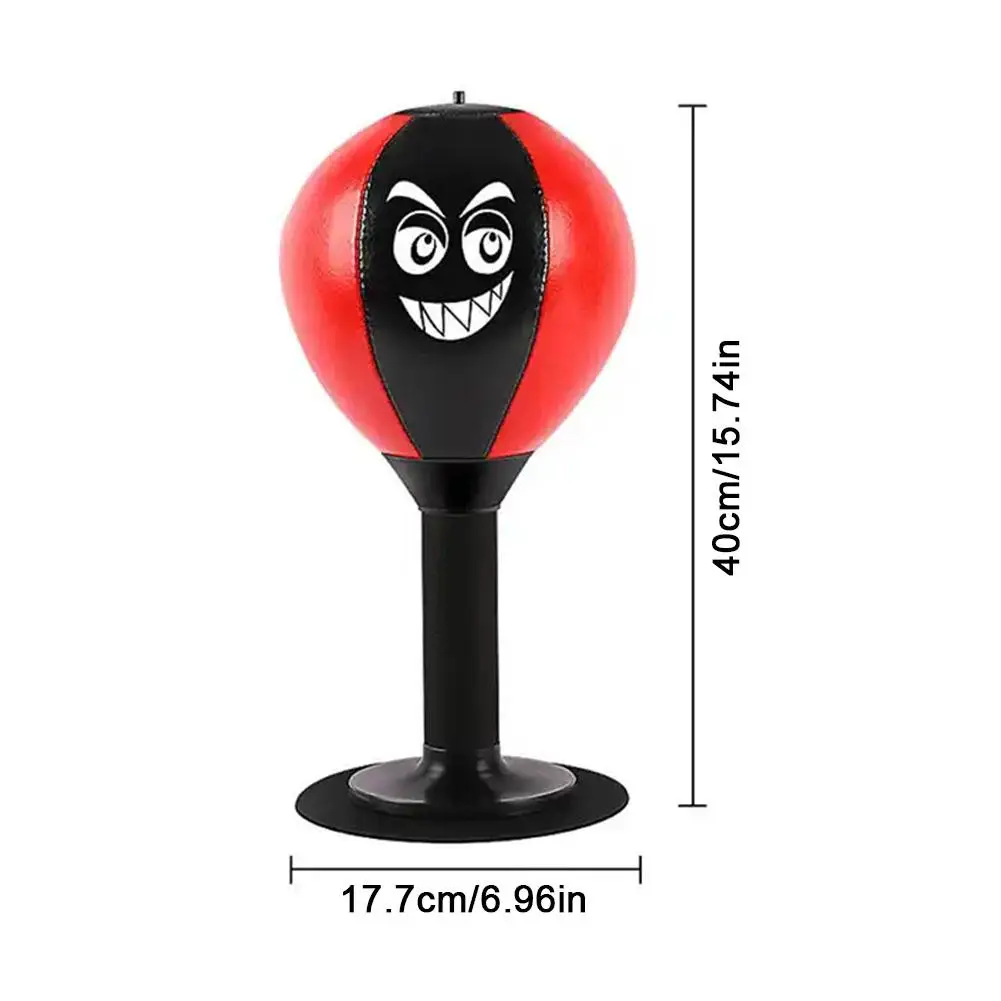 Punching Bag Desktop Punching Bag Stress Buster With Suction Cup Desk Table Boxing Punch Ball Suction Cup Reduce Tension Toys