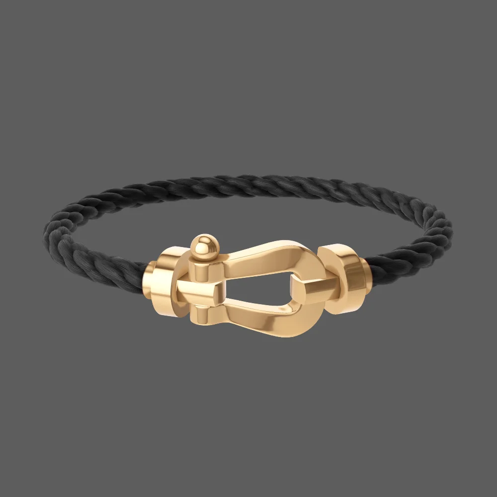 

Высококачественный модный и классический браслет-подкова 2025 года с гладкой отделкой.