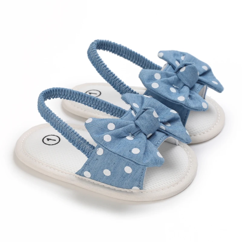 Summer Newborn Hundred Day Shoes Female Baby Soft Soled Sandals  Slippers  Baby Walking Shoes