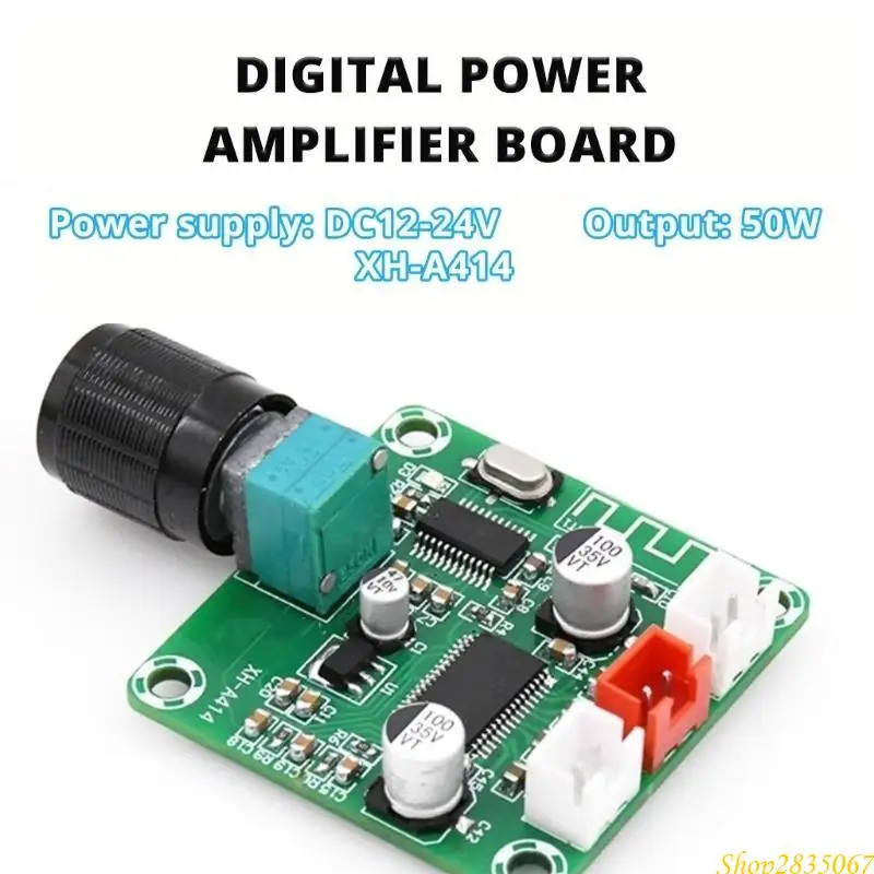 Bluetooth-compatible Sound Amplifier 50Wx2 Large Power Stereo Soundboards Amplifier Module 831F