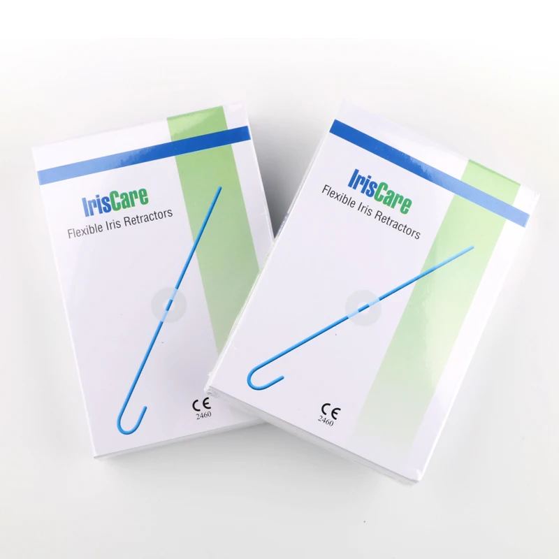 นําเข้ากล้องจุลทรรศน์จักษุเครื่องมือเครื่องมือ iris retractor 5 ชิ้น/กล่อง