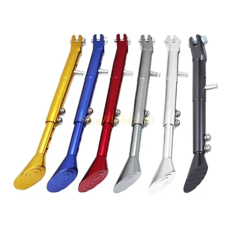 

U2JA Motorcycle Kickstand Adjustable Foot Side Support Parking Kickstand Aluminum