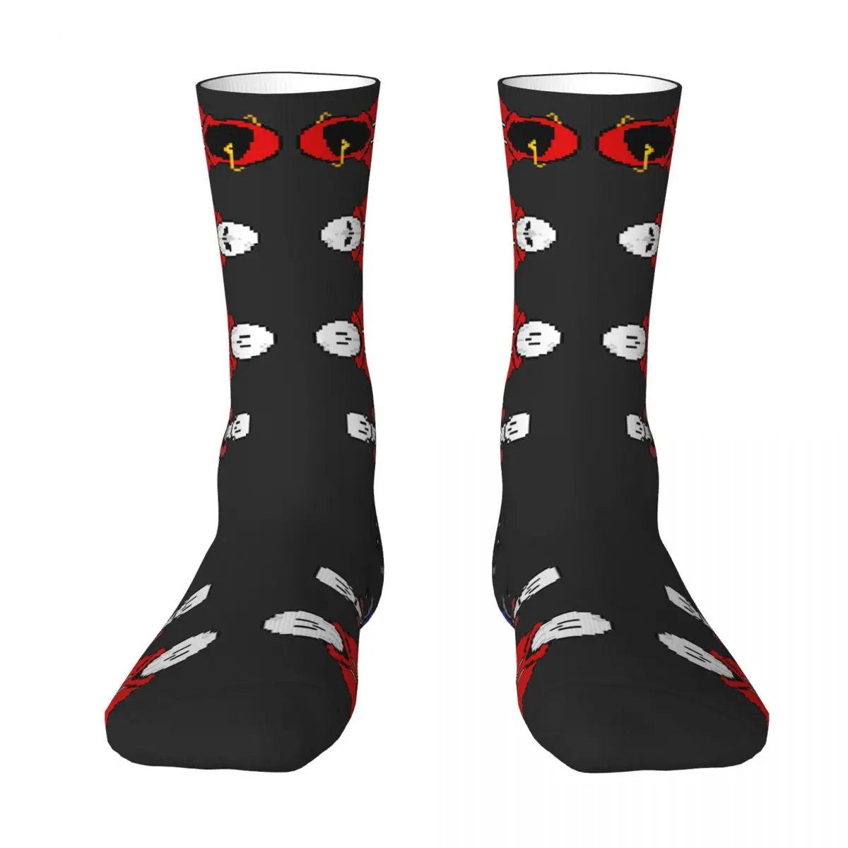 Sans And papirus Sprites Undertale Napstablook Calcetines Unisex, al aire libre, estampado 3D, calcetines felices, estilo callejero, Crazy