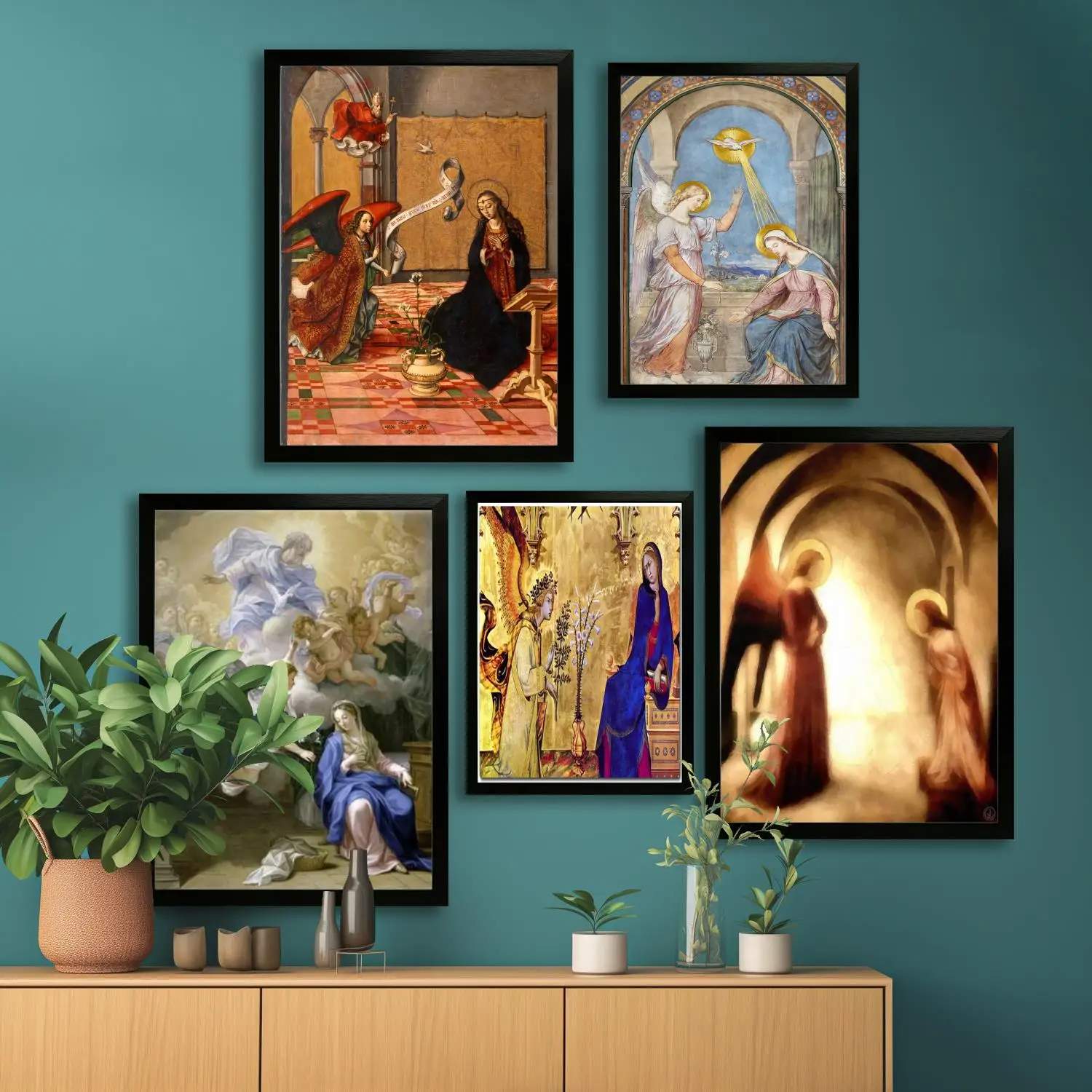 annunciation Canvas Art Poster and Wall Art, Picture Print, Modern Family Bedroom Decor, Posters,Decorative painting