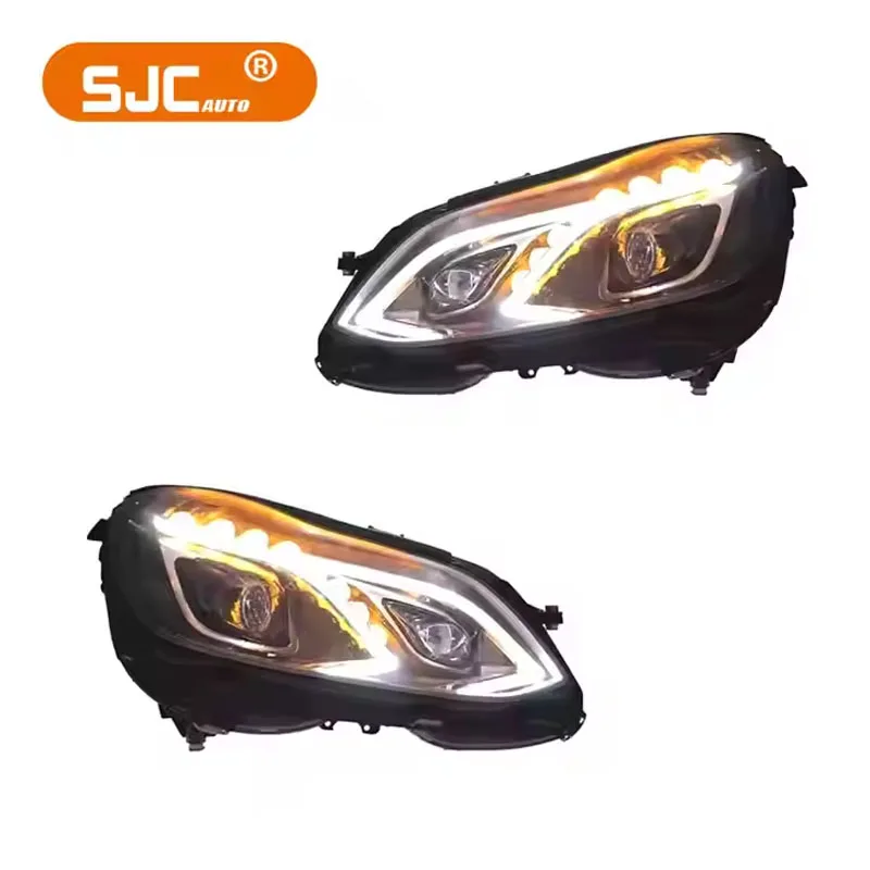 SJC Modified High-Quality Plug And Play Full LED Headlights For Mercedes Benz E Class W212 13-16 Modified Full LED Car Headlamps