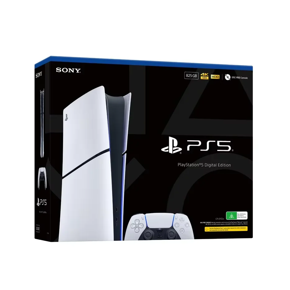Versión UE Consola digital Sony PlayStation 5 Slim (825 GB) Grupo de modelos: Slim SSD de velocidad ultraalta Ray Tracing 4K TV Gaming Videojuego PS5 Slim 8