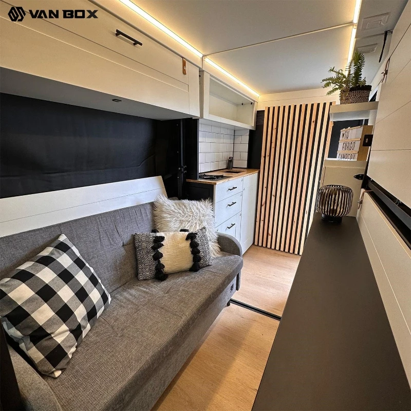 Complete  Camper Van Interior Conversion Kit Includes Stainless Steel Kitchen and Premium Seats