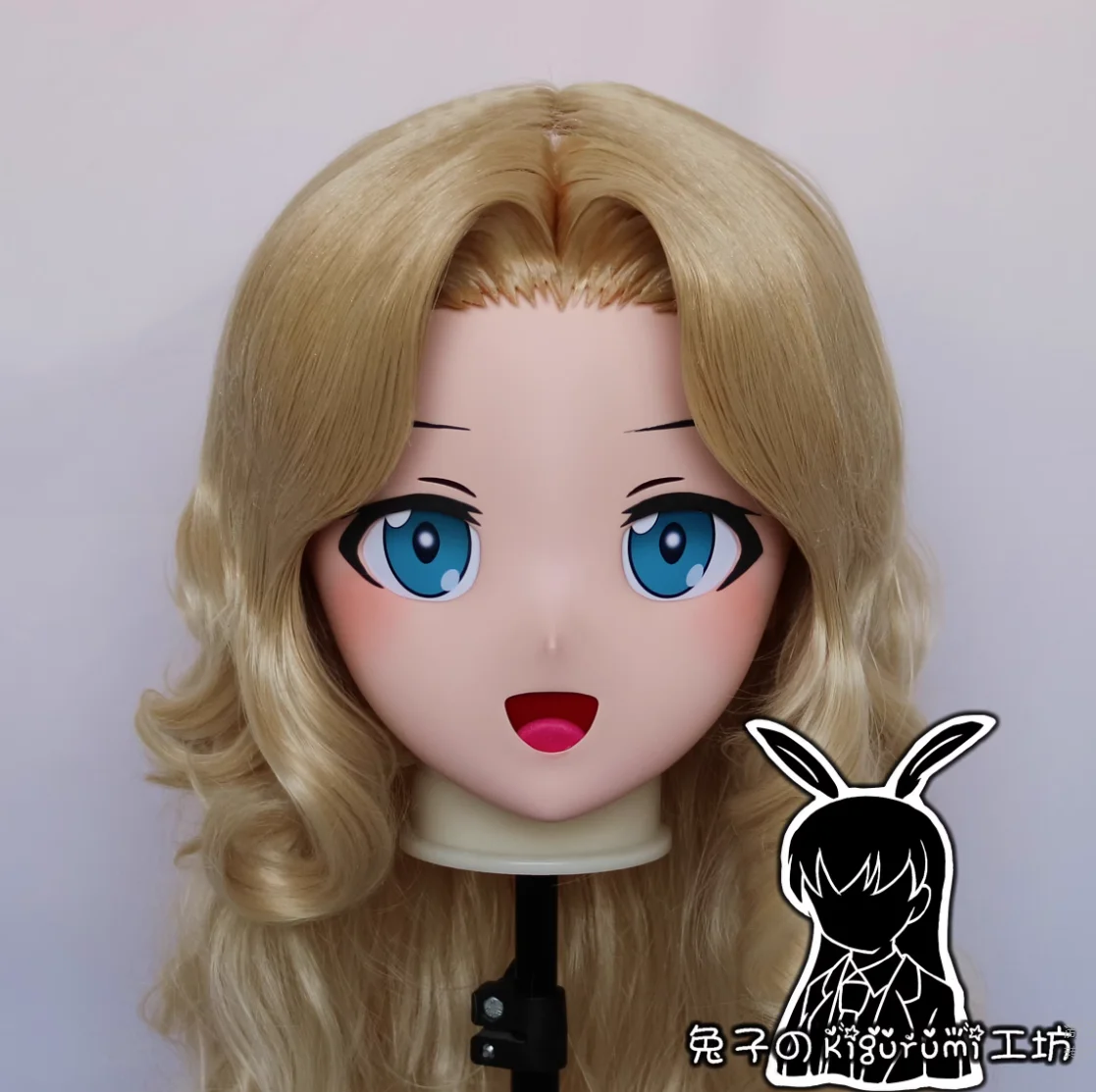 

(RB04014)Customize Lockable Full Head Resin Cartoon Cosplay Japanese Character Anime Role Play Kigurumi Mask With Back Shell