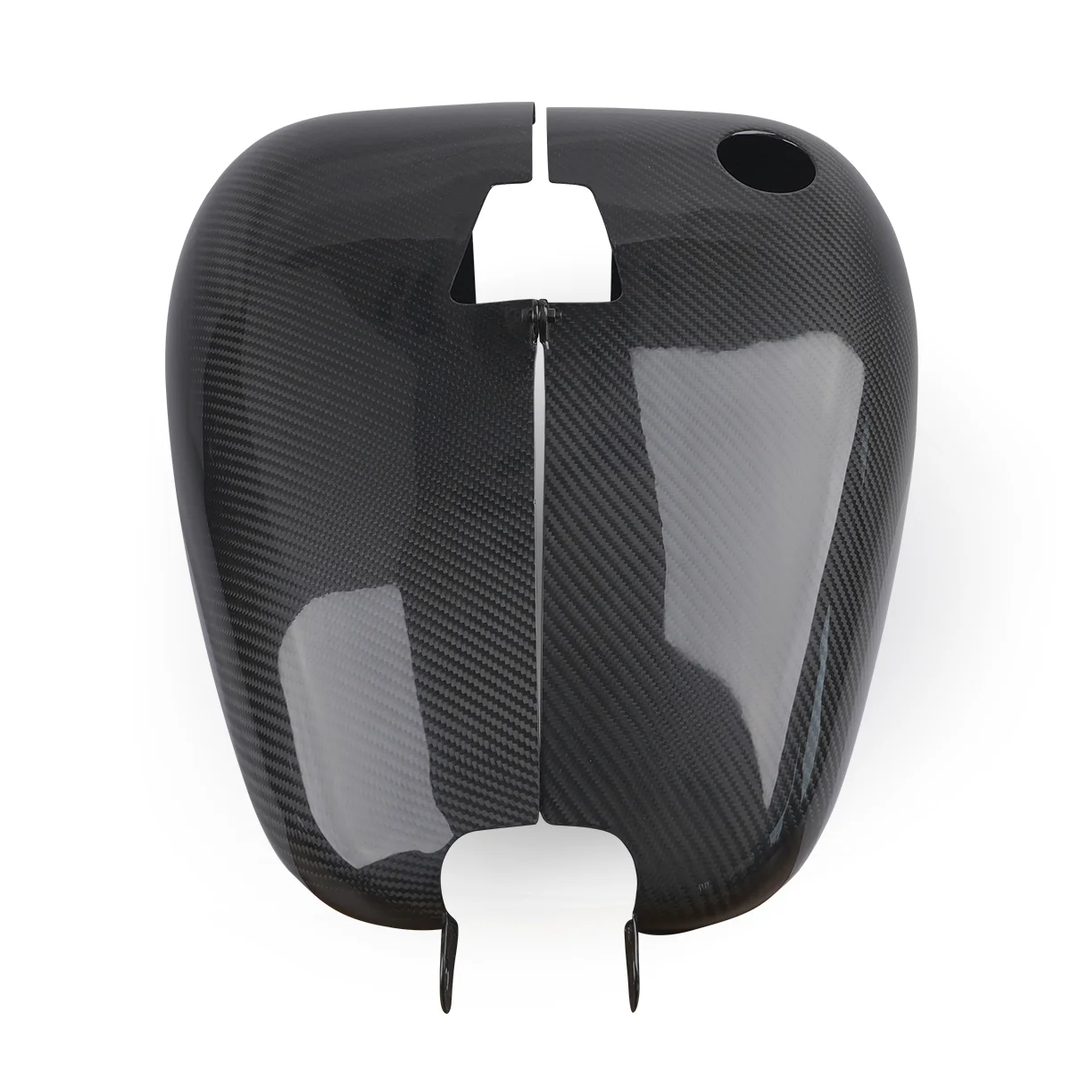 3K Twill Glossy Carbon Fiber Fuel Tank Cover for 2018-2025 Low Rider ST Low Rider S Models