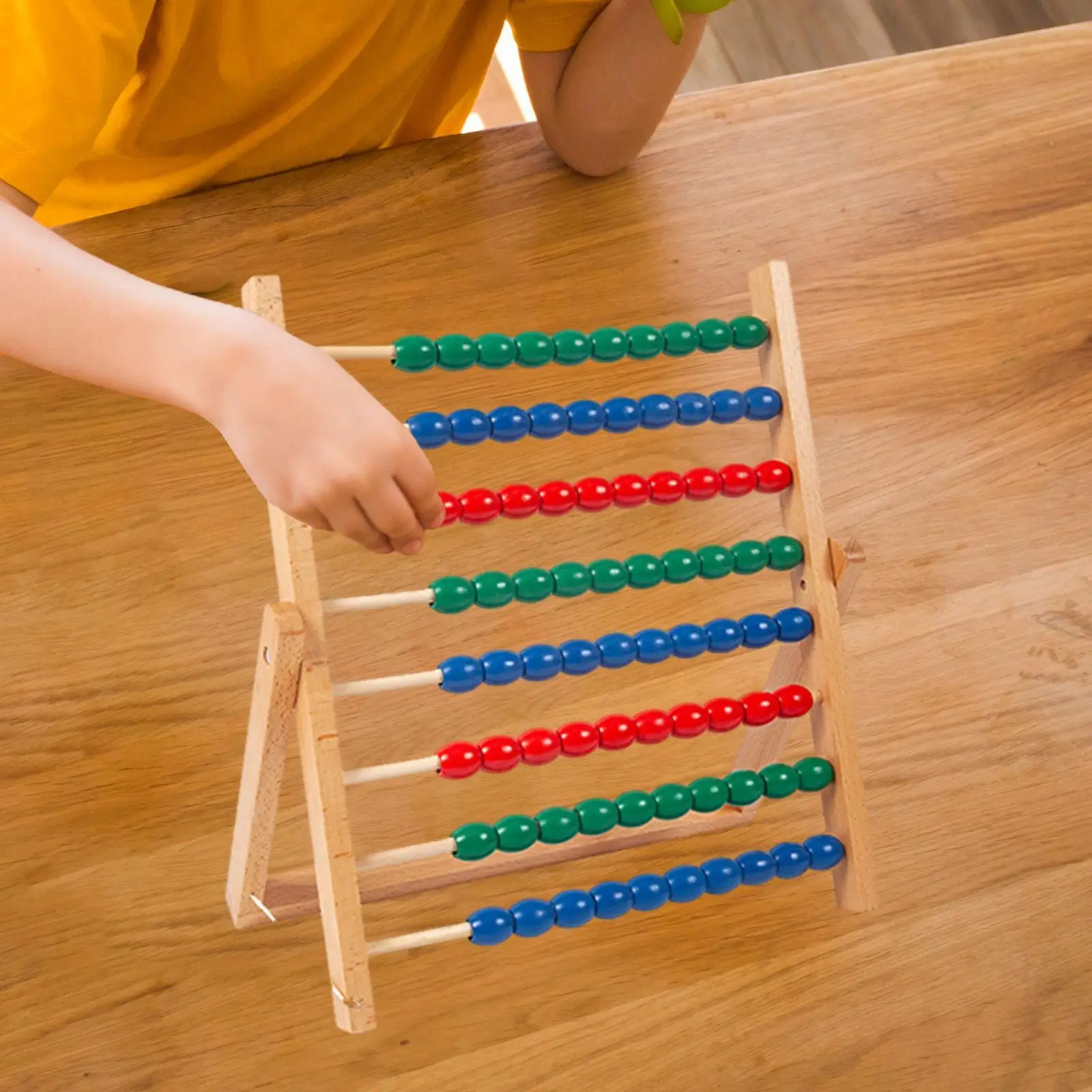 Wooden Counting Frame Abacus Addition and Subtraction for Elementary Kids