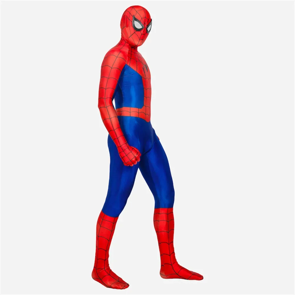 Disfraz de cosplay de superhéroe para hombre, mono clásico de Spiderman, No Way Home, Zentai, segunda piel, para Halloween