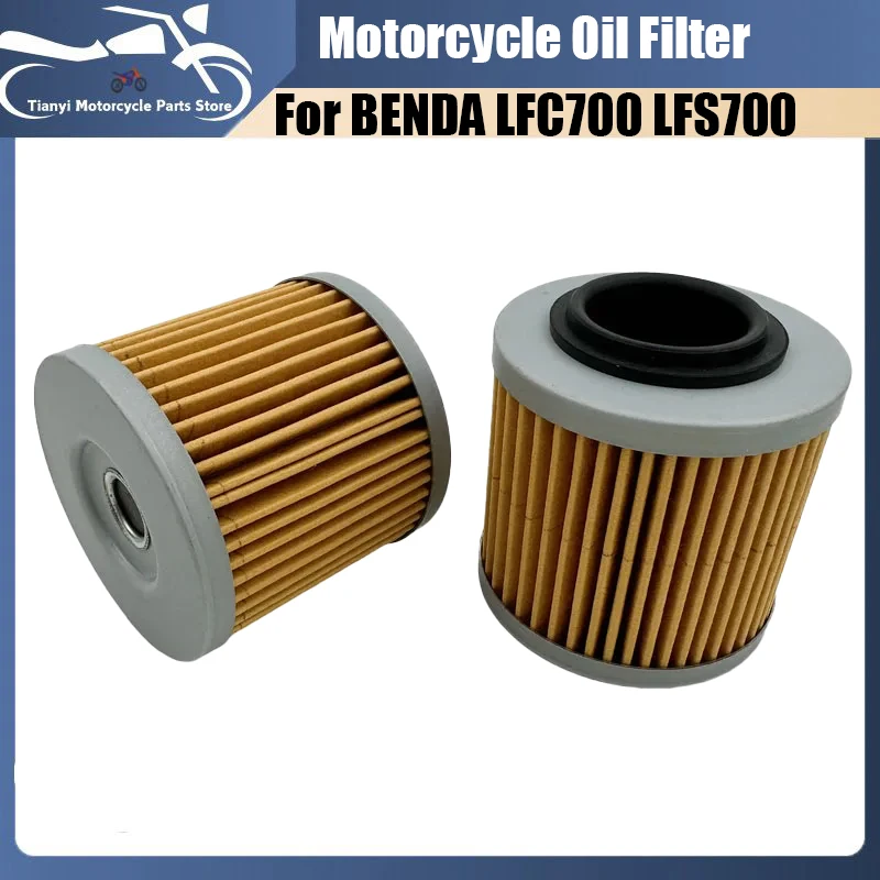 Filtro de aceite de motocicleta para BENDA LFC700 LFS700 BD500-2A filtro de aceite protección de lubricación del motor piezas de repuesto