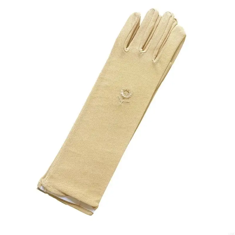 Elastic Stretchy Hand Gloves Sun Protective Arm Sleeves Stretchy Gloves for Arab 