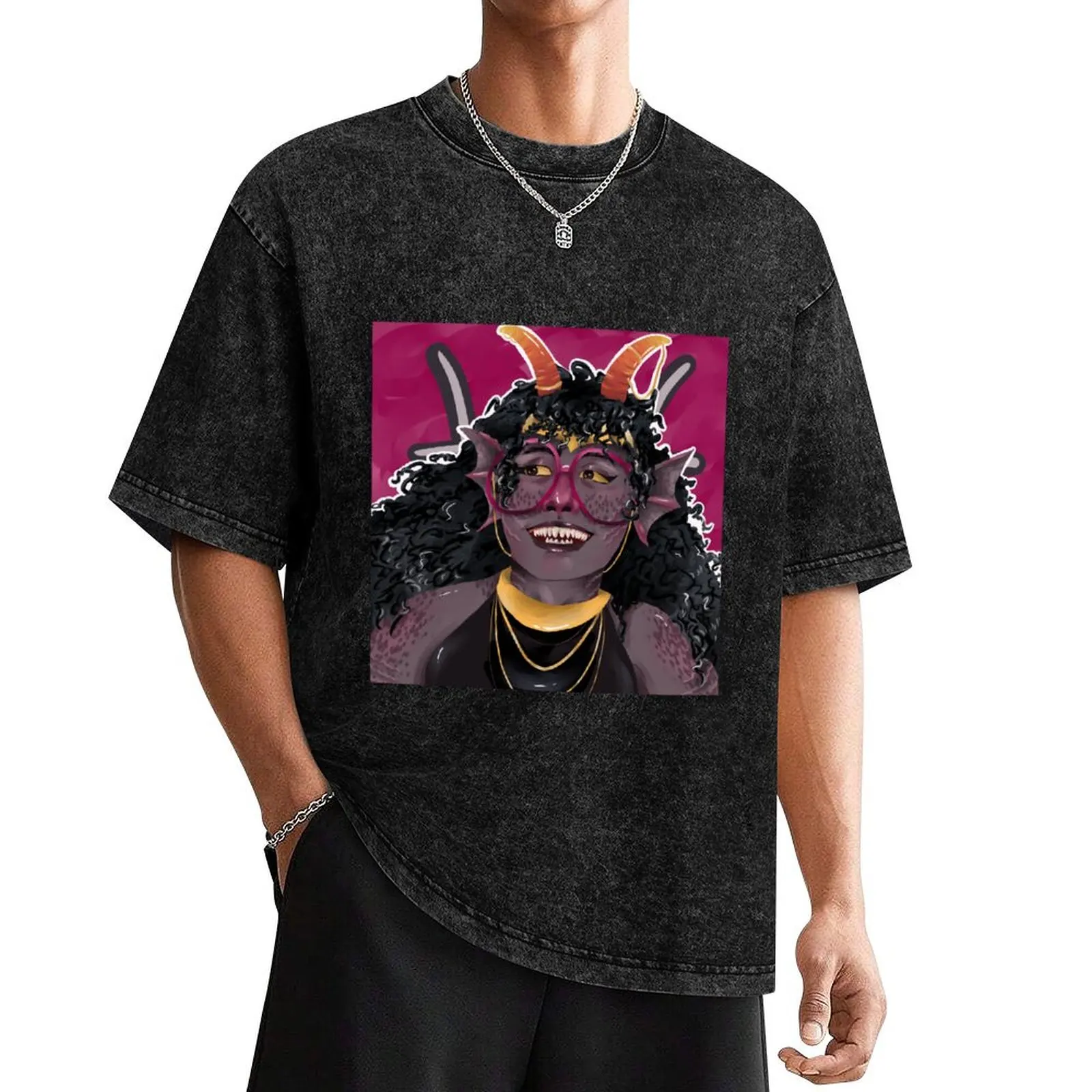 

Feferi Portrait T-Shirt hippie clothes baggy shirts mens designer clothes