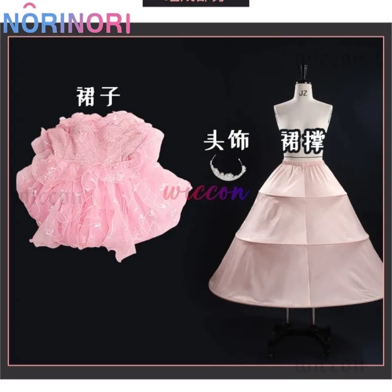 

COSda@Wicked Glinda Cosplay Women Dress Fantasia Costume Disguise for Female Fairy Dresses Role Play Outfits Halloween Carnival