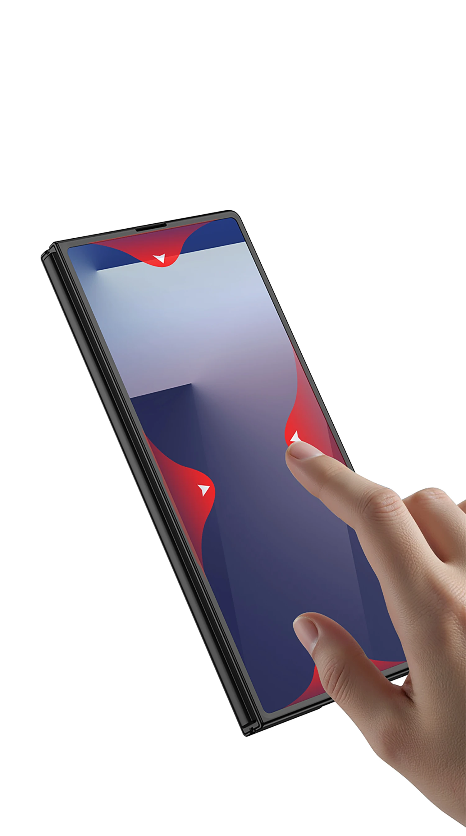 Luxuriöse, modische, ultradünne Hülle für Samsung Galaxy Z Fold 8 Ultra 7 6 5G mit Displayschutzfolie aus Glas, matte Schutzhülle – Detail 7