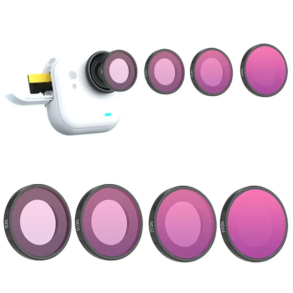 فلتر كاميرا مناسب لـ Instal360 Go Ultra Filter CPL/UV/ND8 16 32 64/PL 1/4 مجموعة عدسات مرنة ناعمة سوداء 11Style 2025 جديد