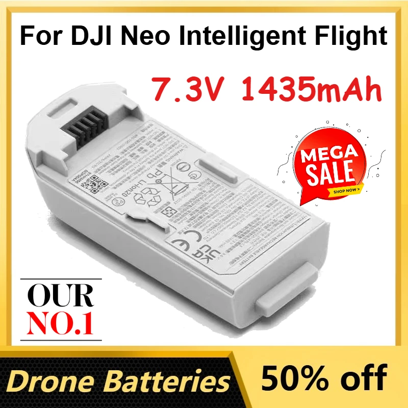 

Rechargeable Drone Battery 7.3V 1435mAh for DJI Neo Intelligent Flight DJI Drone Accessories Lithium Ion Batteries