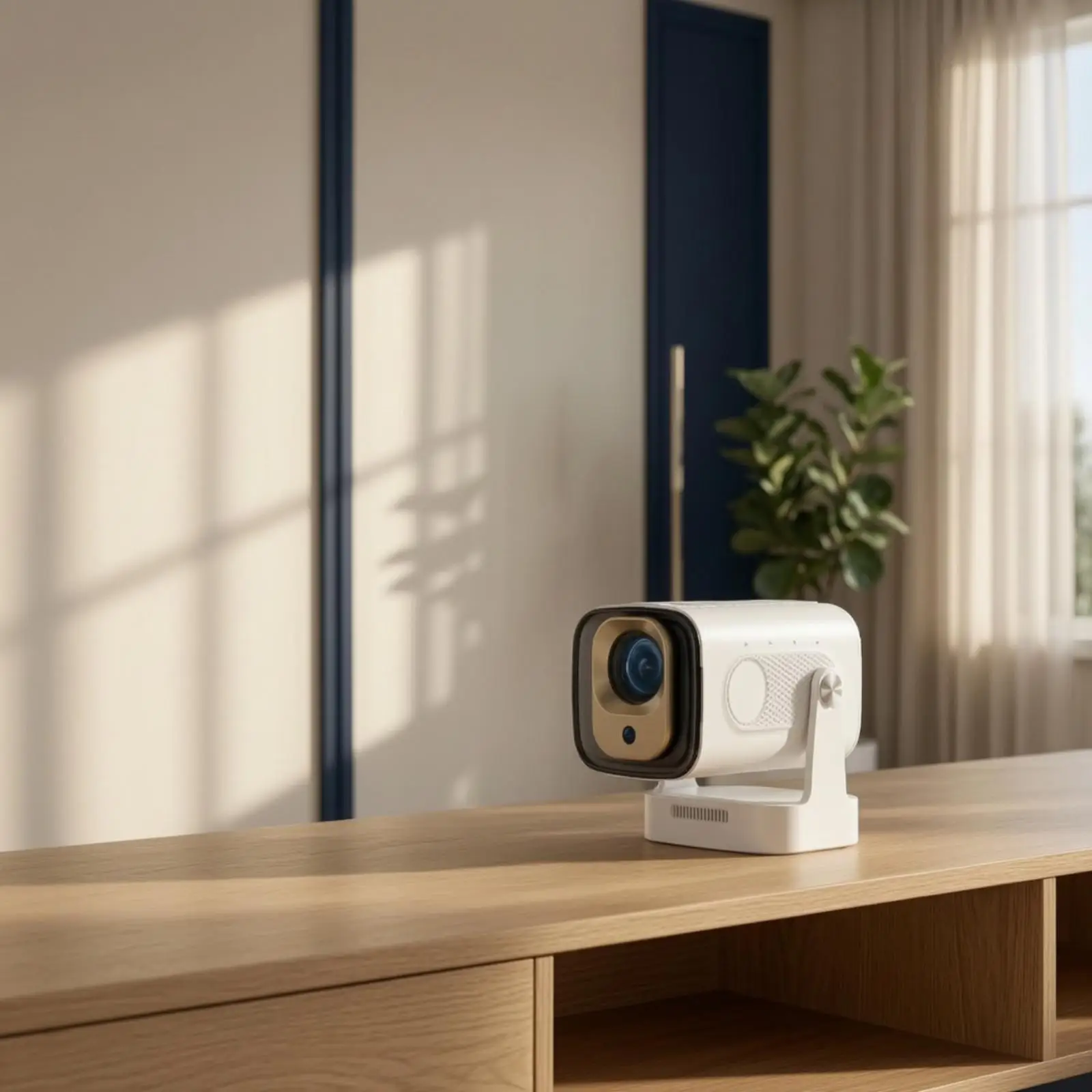 Portable-Intelligent Projecting Apparatus Native FHD Mini Display Device Auto Focus for Dorm Room