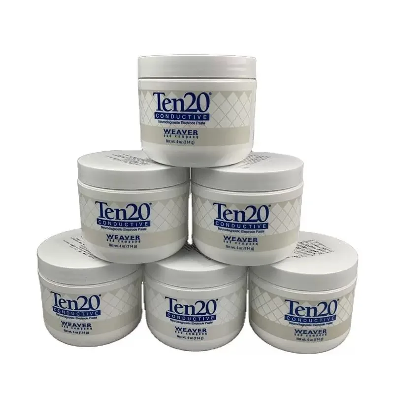 كريم القطب الكهربائي EEG للتشخيص العصبي من ويفر كريم موصل عشرة 20 114 جرام 228 جرام كريم موصل EEG