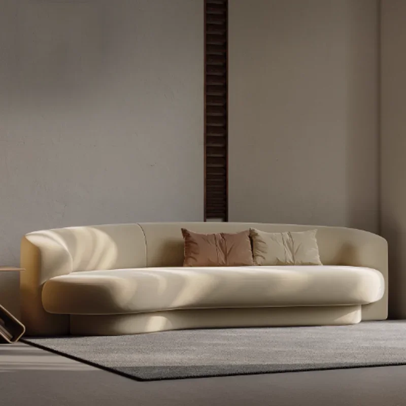 Living Room Sofas Minimalist Designer Wooden Daybed Lazy Sofas Lounges Sleeper Recliner Divano Da Soggiorno Furniture