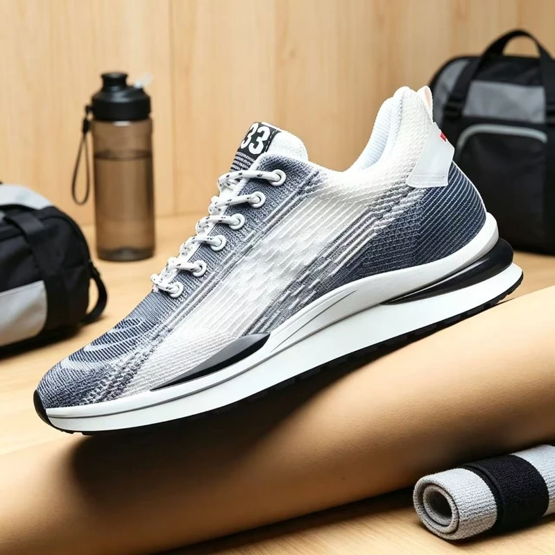 

2026 Men Heightening Shoes Elevator Shoes Hidden 6CM Height Increase Shoes For Male Casual Breathable Sports Sneakers Taller Men